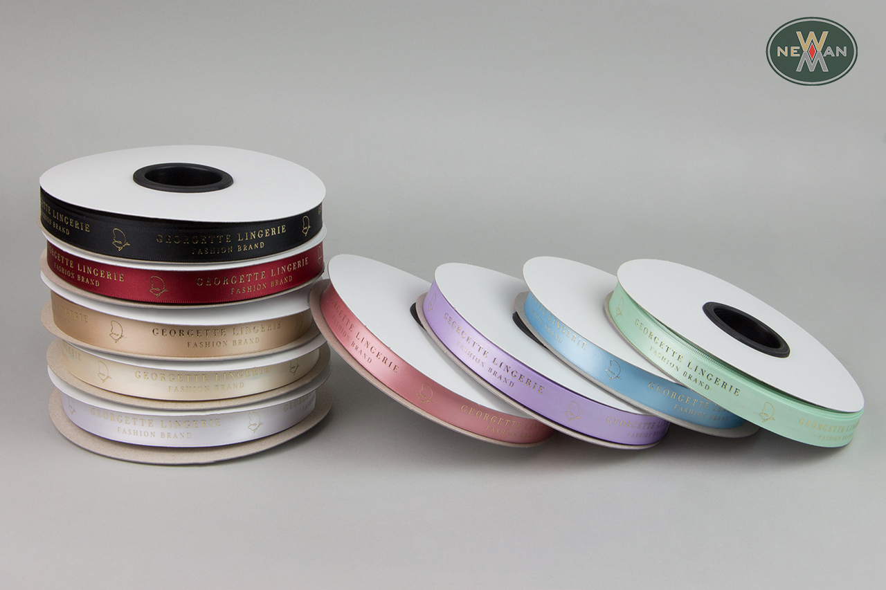 Wholesale double-faced satin ribbons.